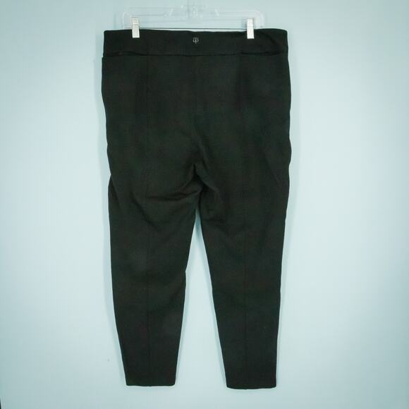 Betabrand Plus Size XXL Black Dress Career Pull On Ankle Yoga Pants Leggings - Picture 3 of 6
